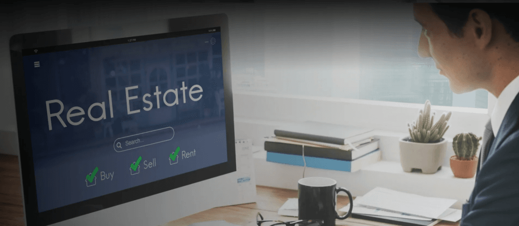 Property manager looking into a real estate property to manage.