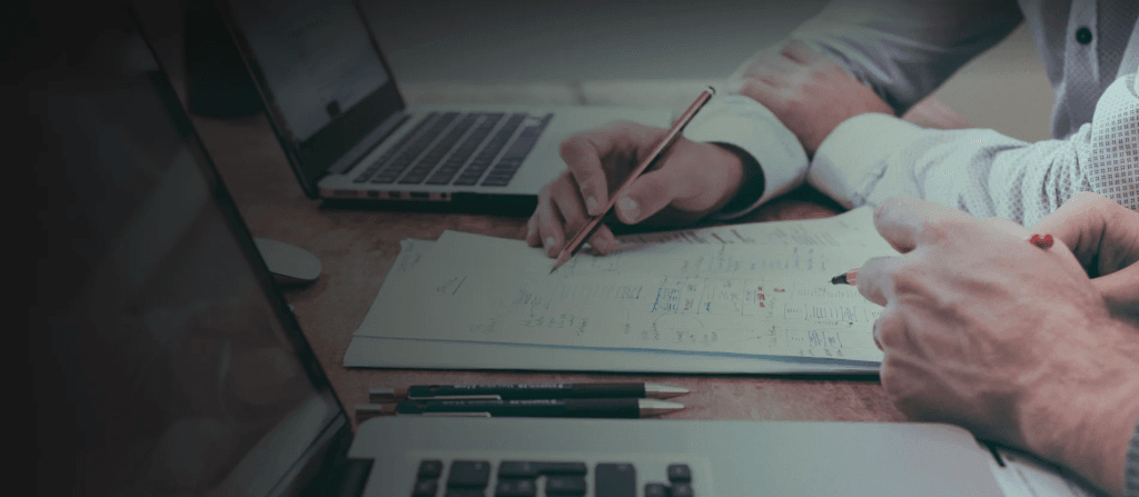 Facility manager involved in charting out facility management budget strategy.